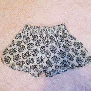 Patterned Flowy Shorts